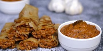 dahi garlic chutney