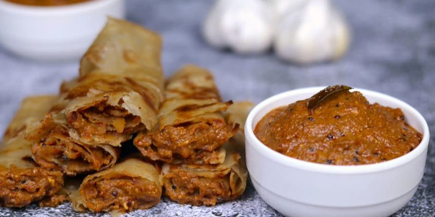 dahi garlic chutney