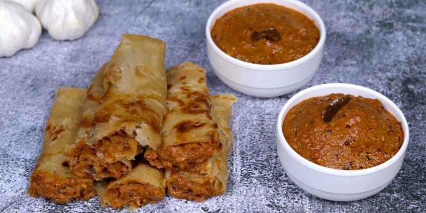 dahi garlic chutney