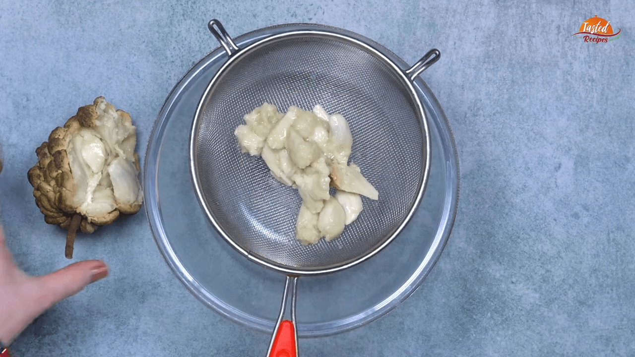 Custard Apple Halwa step-1
