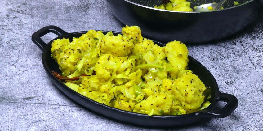 Cabbage Cauliflower Dhokla
