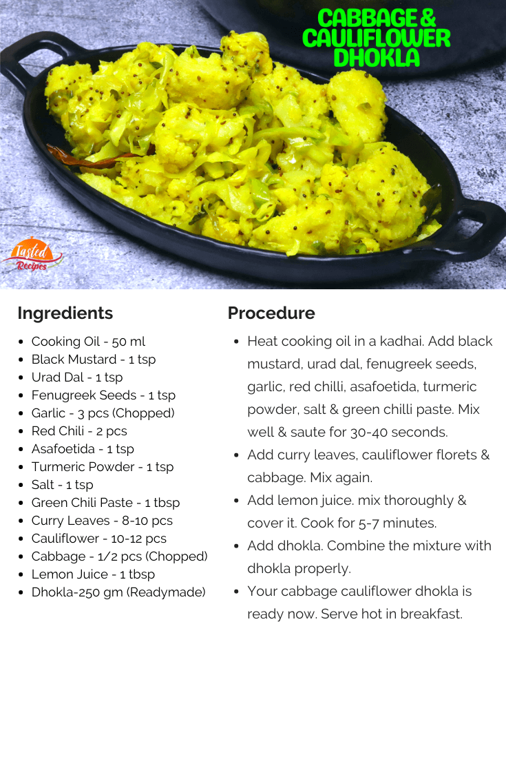 Cabbage-Cauliflower-Dhokla