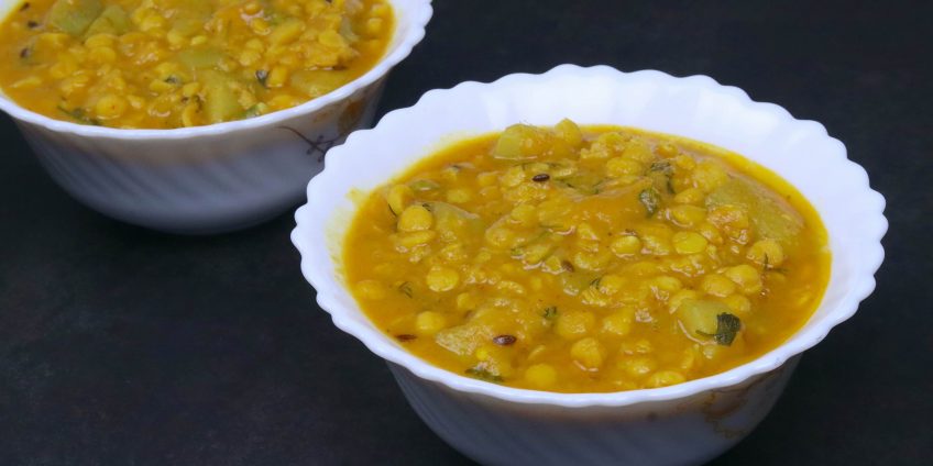 Chana Dal Lauki Without Onion
