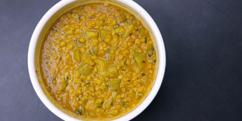 Chana Dal Lauki Without Onion