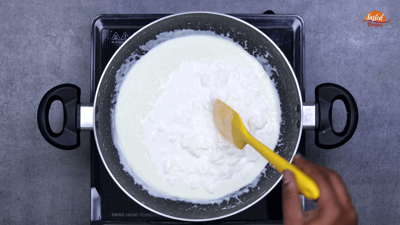 Milk Mawa step-2