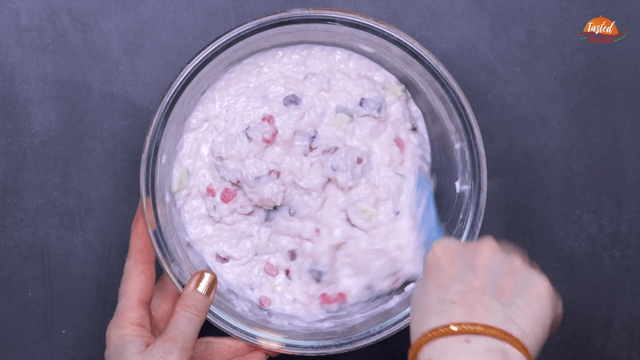 Beetroot Curd Rice step-4