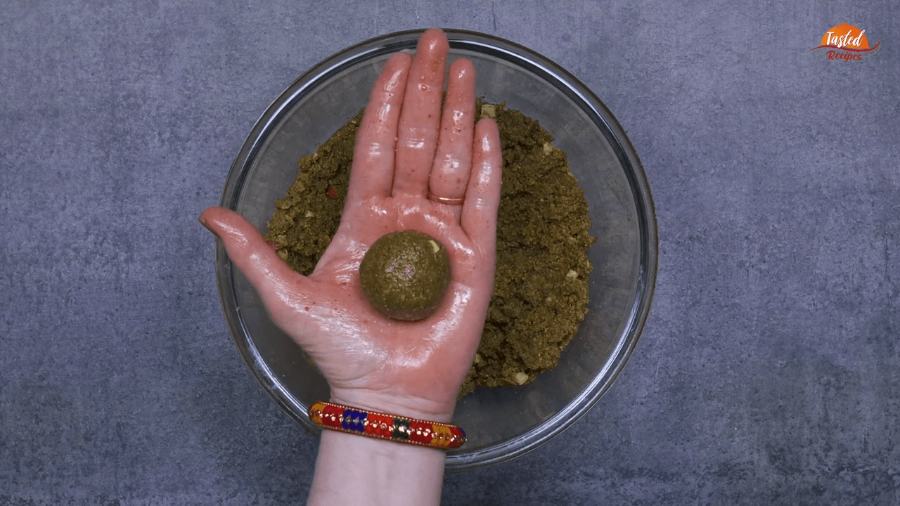 green moong ladoo step-7