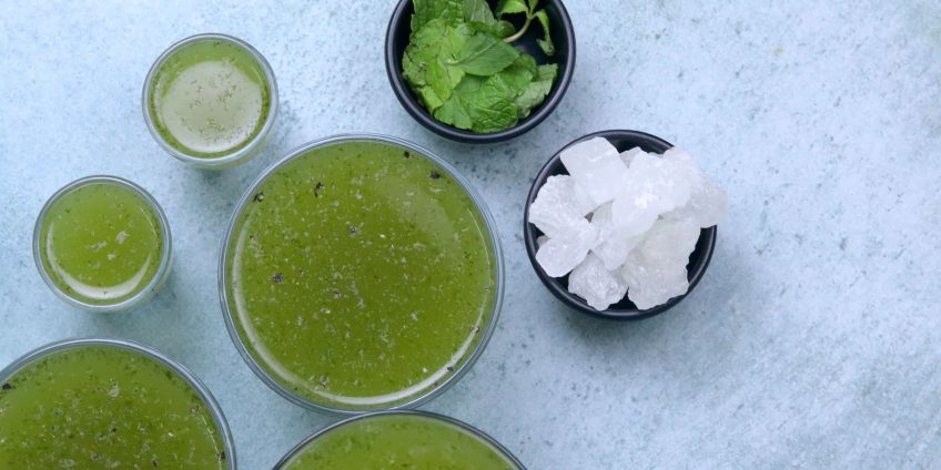 Mint Nimbu Pani