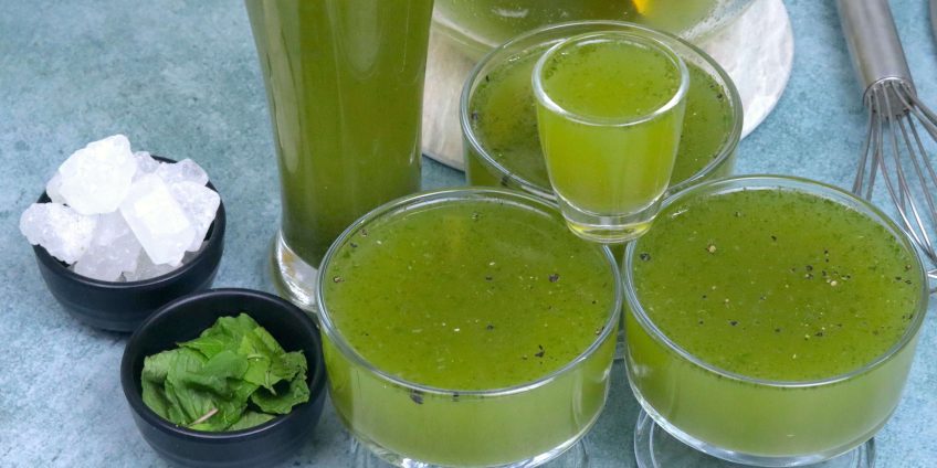 Mint Nimbu Pani