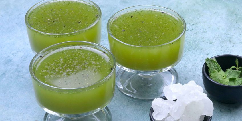 Mint Nimbu Pani