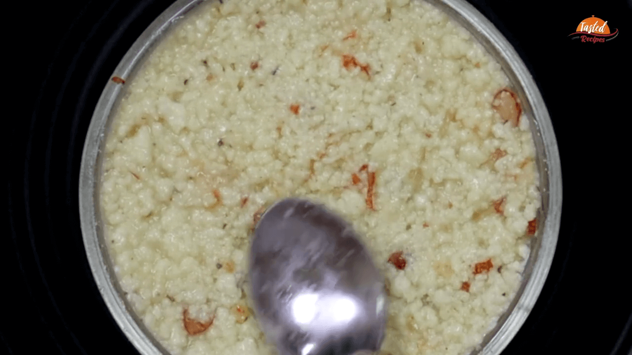 paneer halwa step-5