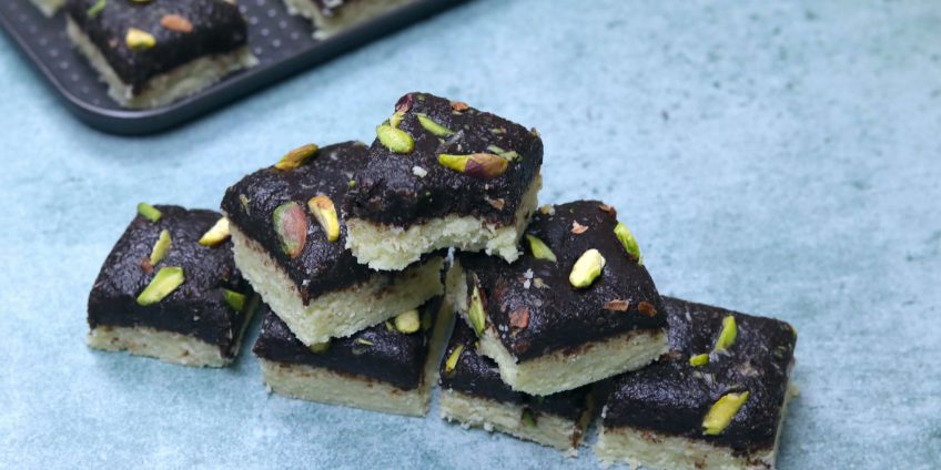 Double Layer Chocolate Mawa Barfi