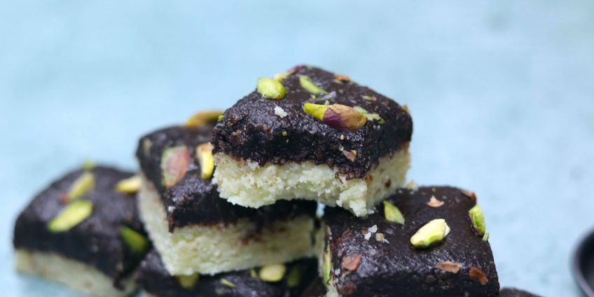 Double Layer Chocolate Mawa Barfi