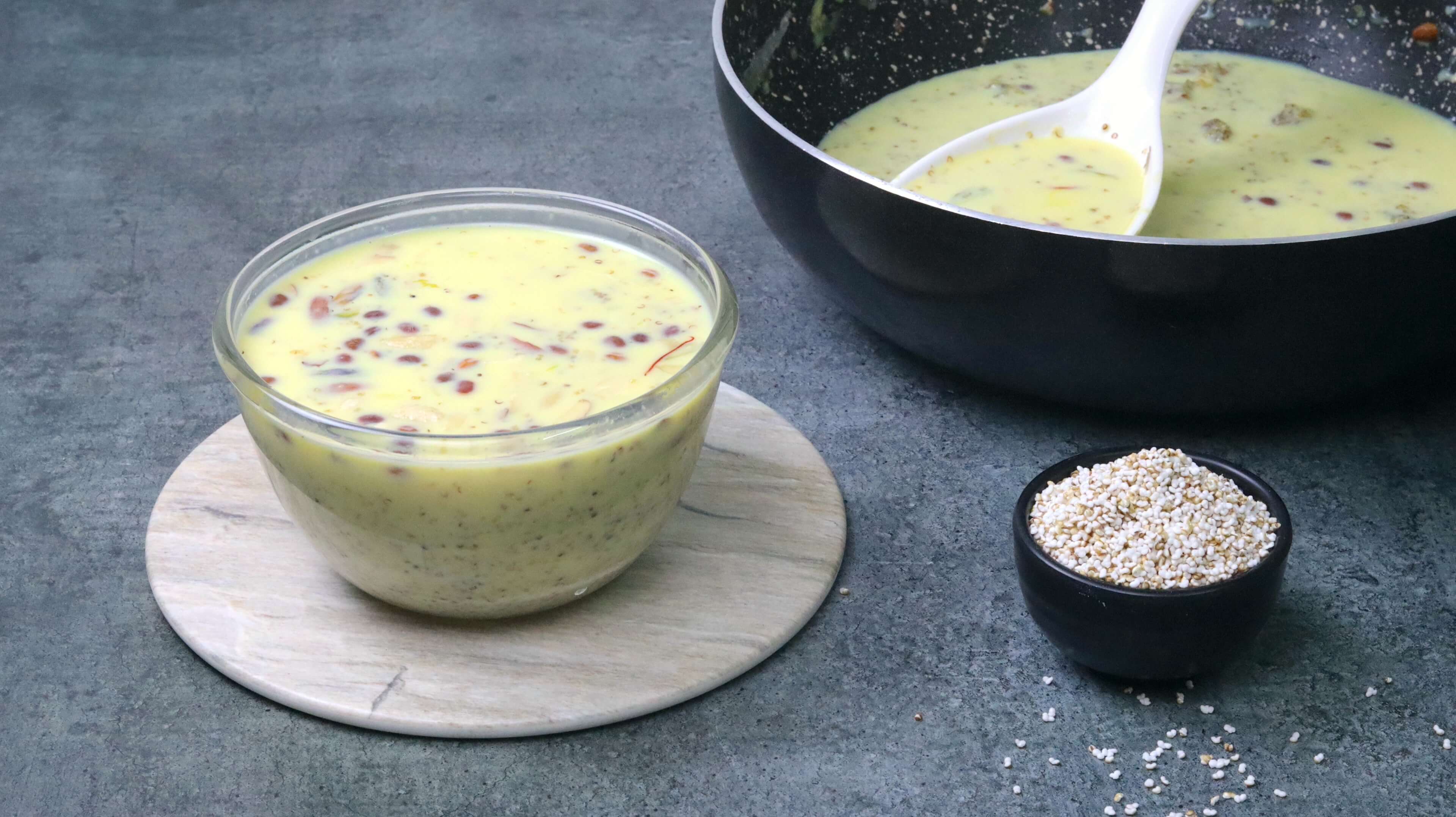 Rajgira Kheer Recipe - Tasted Recipes