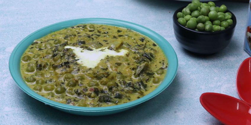 methi matar malai