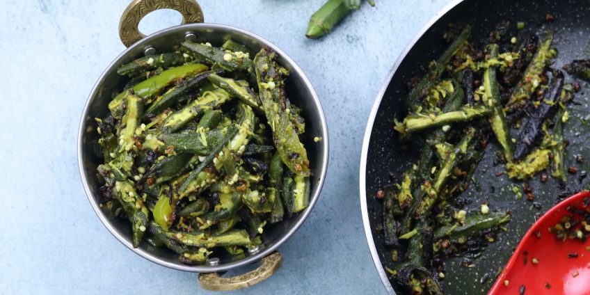 Green Garlic Bhindi