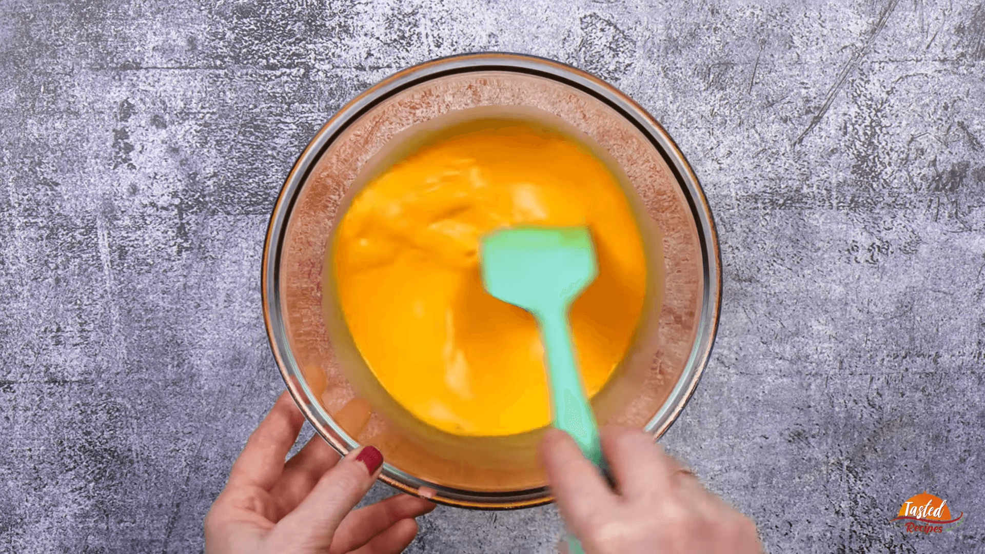 custard powder halwa step-1