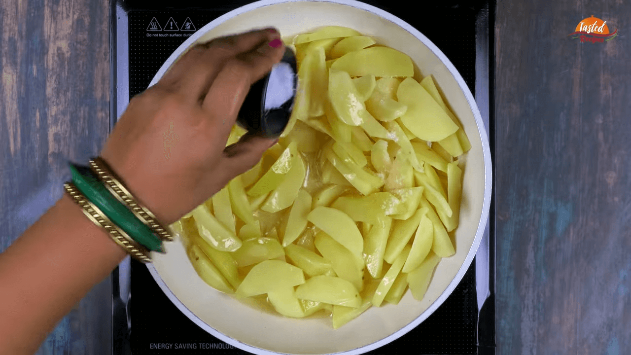 Pudina Jeera Aloo step-2