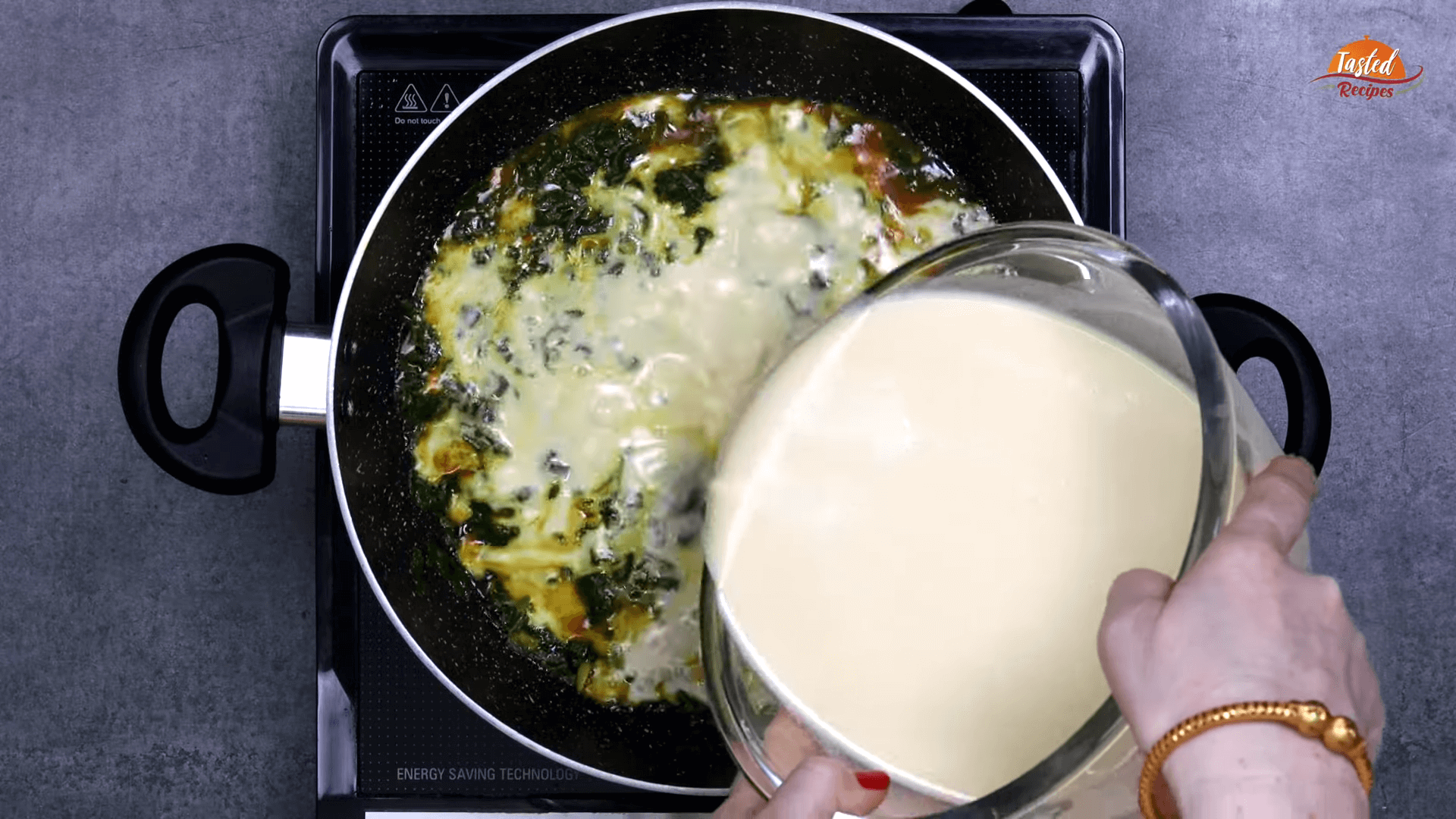 Palak Kadhi step-5