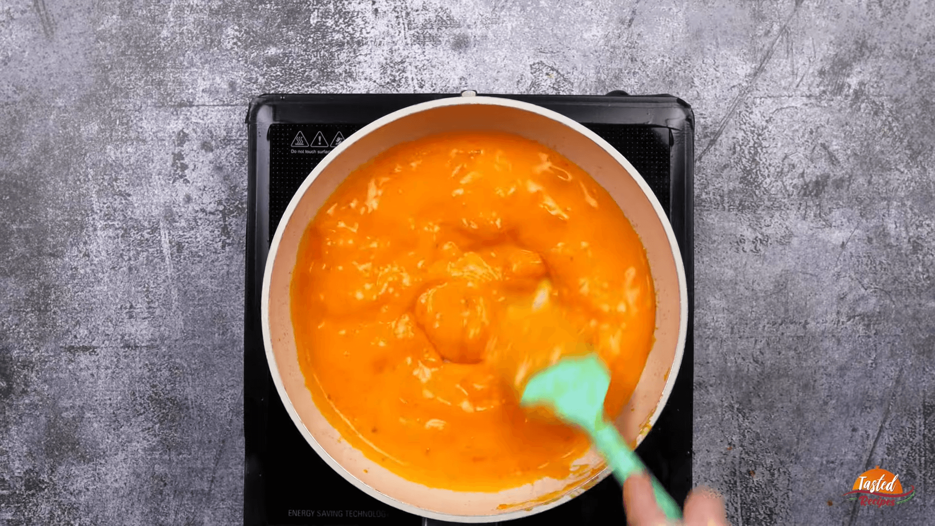 custard powder halwa step-5
