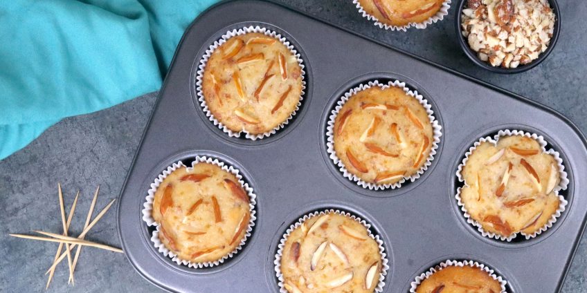 Almond Cupcakes Eggless