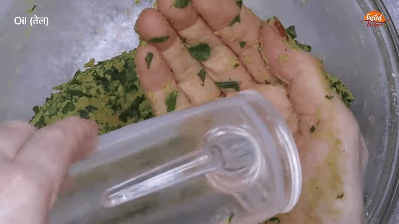 Methi thepla step