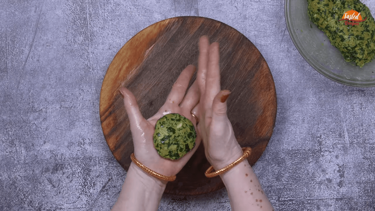 Methi thepla step