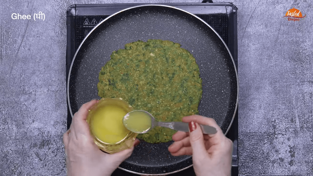 Methi thepla step