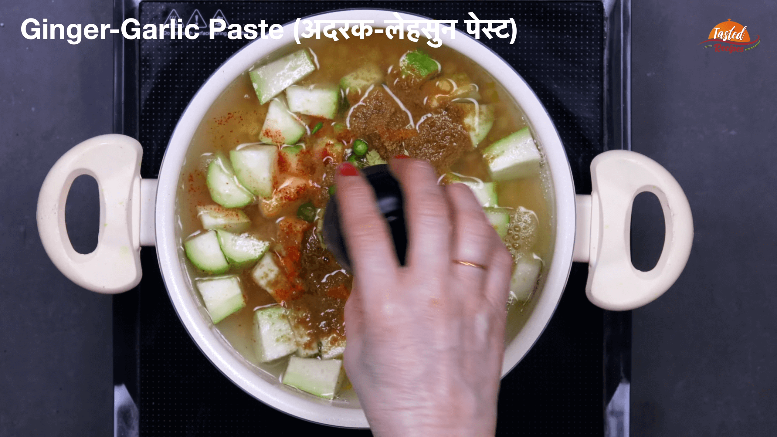 Chana Dal Lauki Without Onion Step 2
