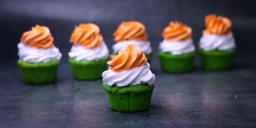 Tricolour Cupcakes