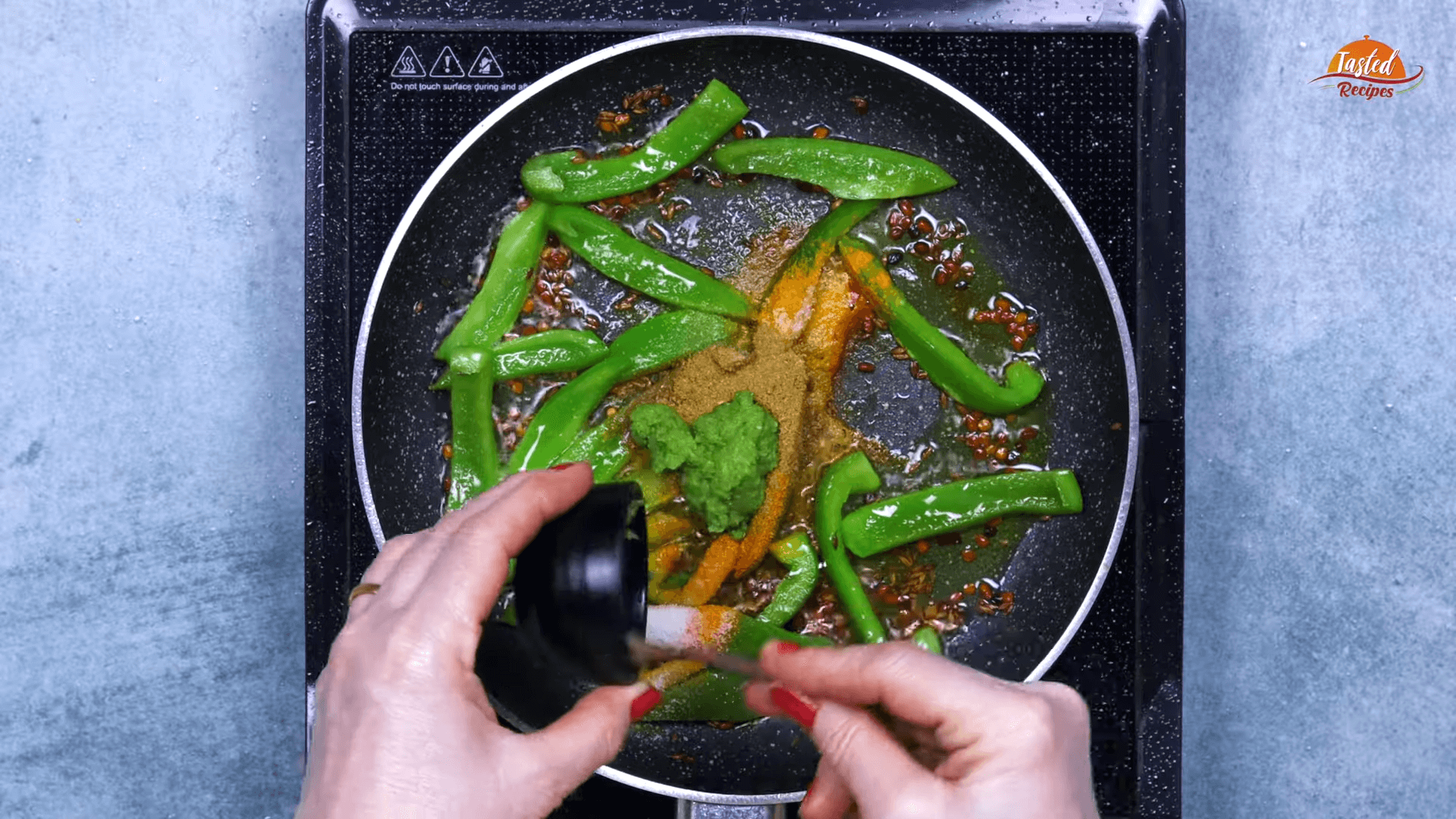 Green Garlic Bhindi step-4