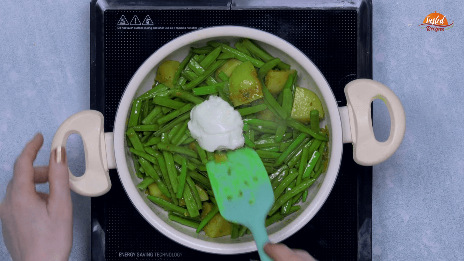 Gawar Phali Aloo Sabji step-5