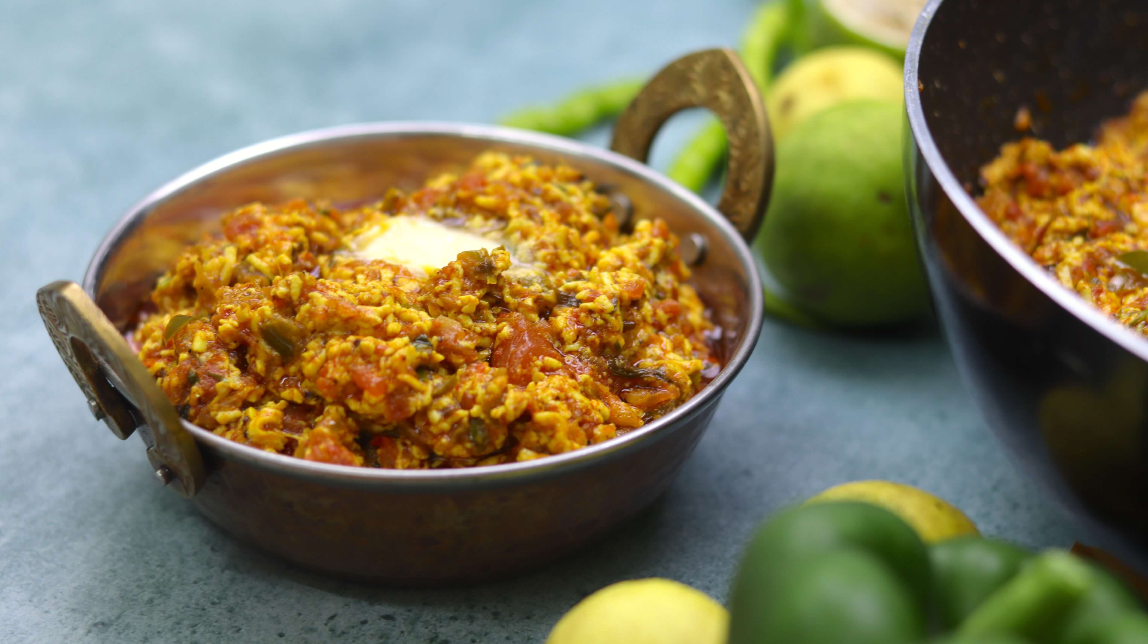 Surti Paneer Ghotala - पनीर घोटाला - Tasted Recipes
