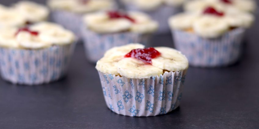 Eggless Banana Muffins