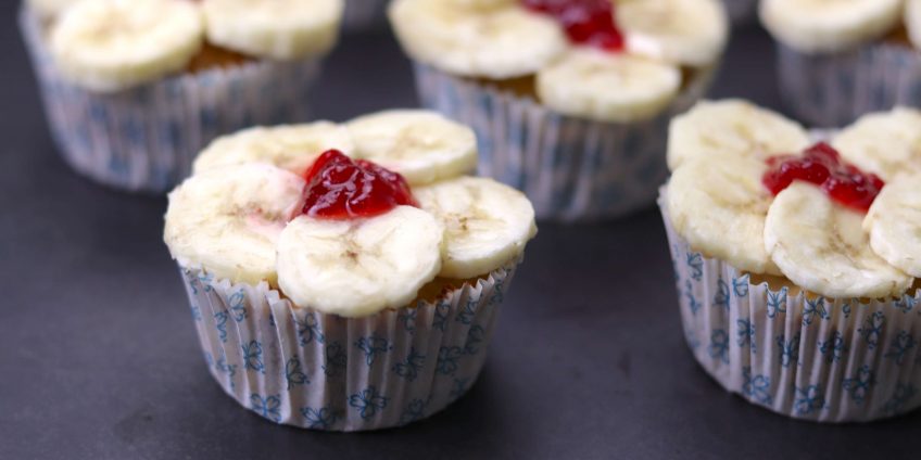 Eggless Banana Muffins