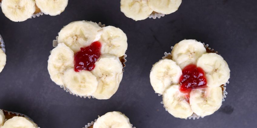 Eggless Banana Muffins