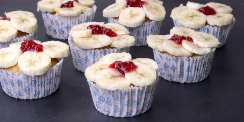 Eggless Banana Muffins