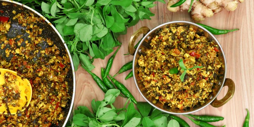 Methi Paneer Bhurji