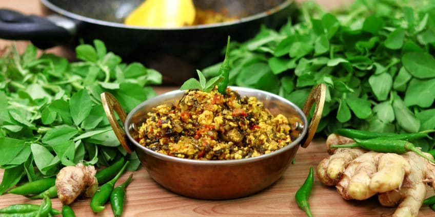 Methi Paneer Bhurji