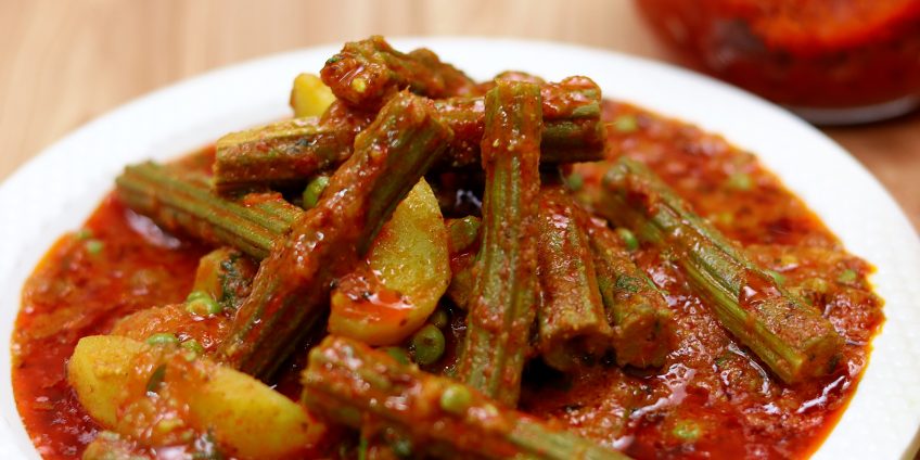 Drumstick Aloo Sabji