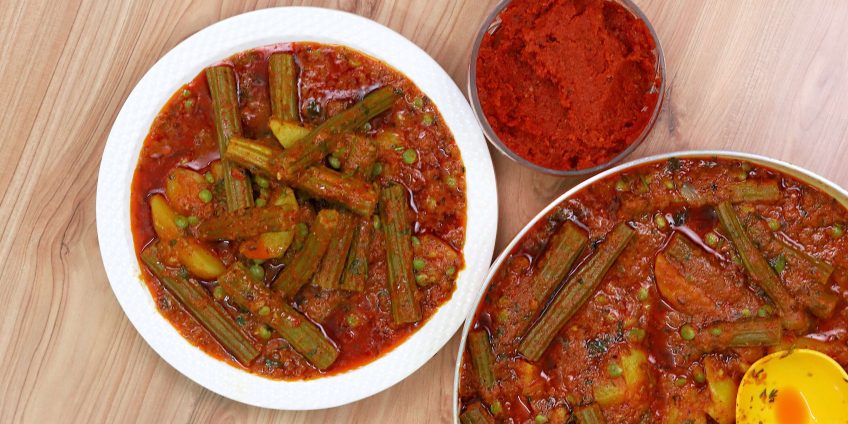 Drumstick Aloo Sabji