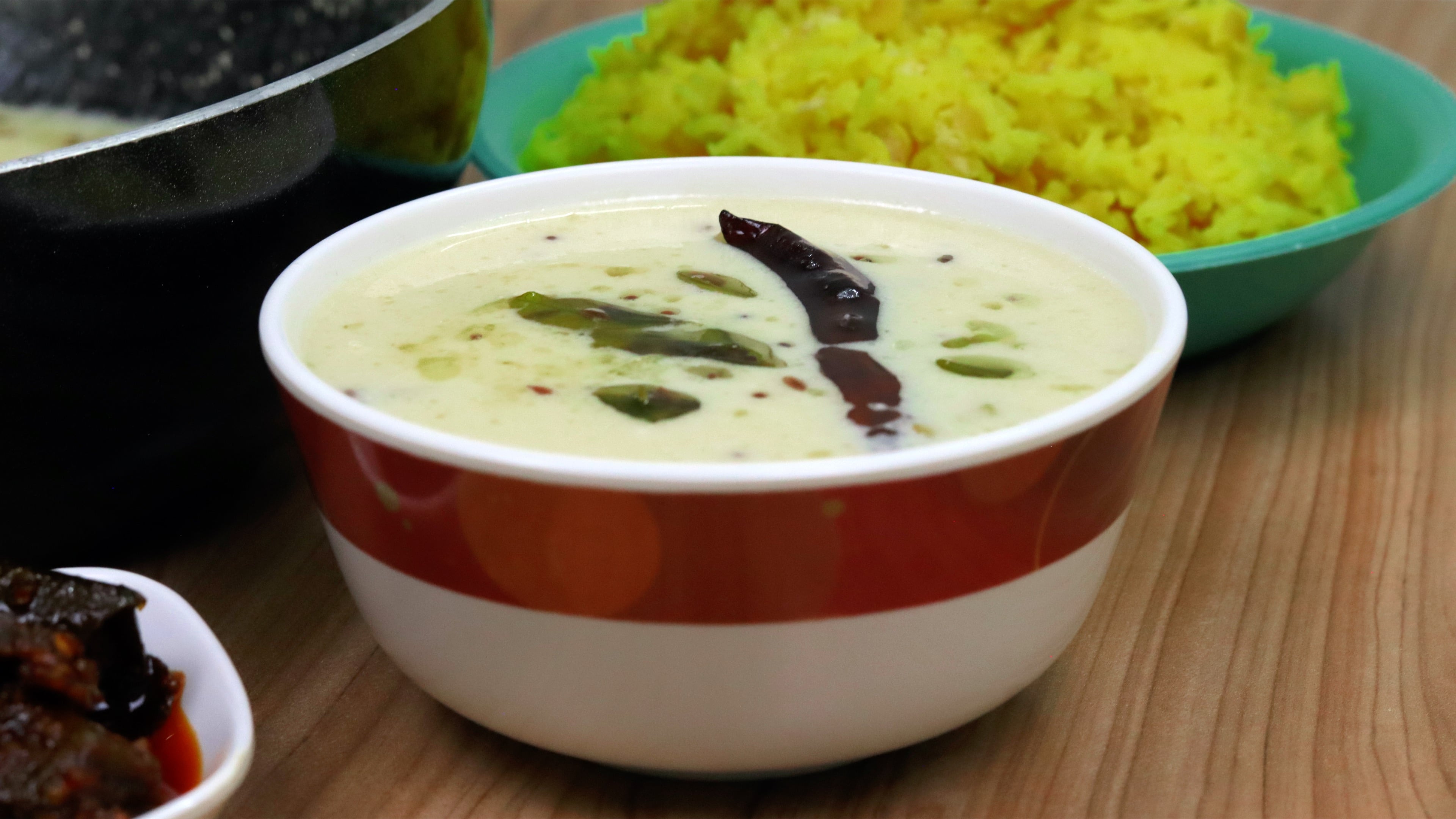 Authentic Gujarati White Kadhi - Tasted Recipes