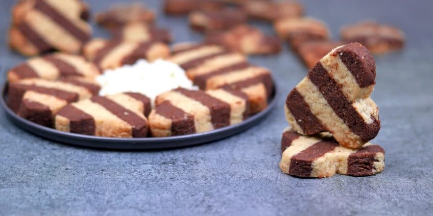 Striped Butter Cookies