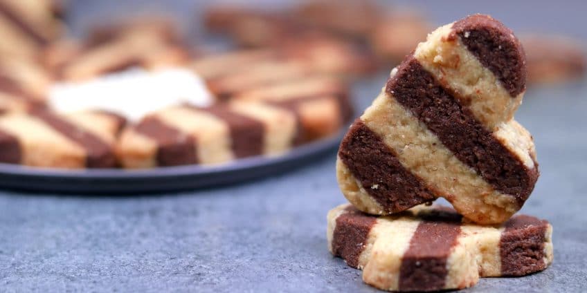 Striped Butter Cookies