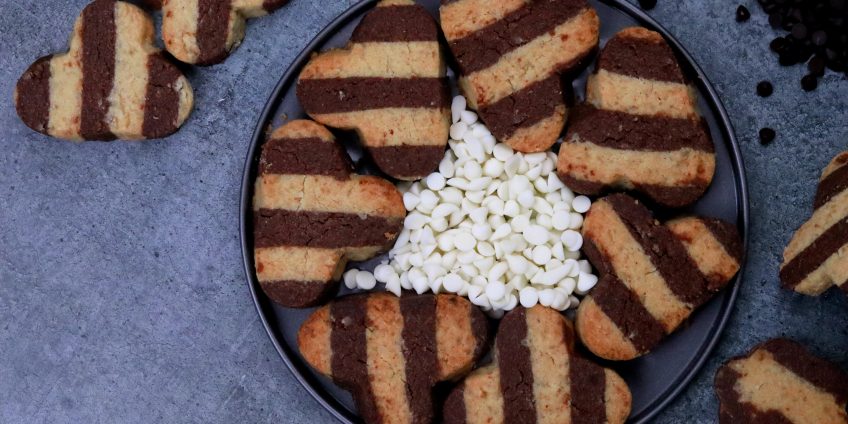 Striped Butter Cookies