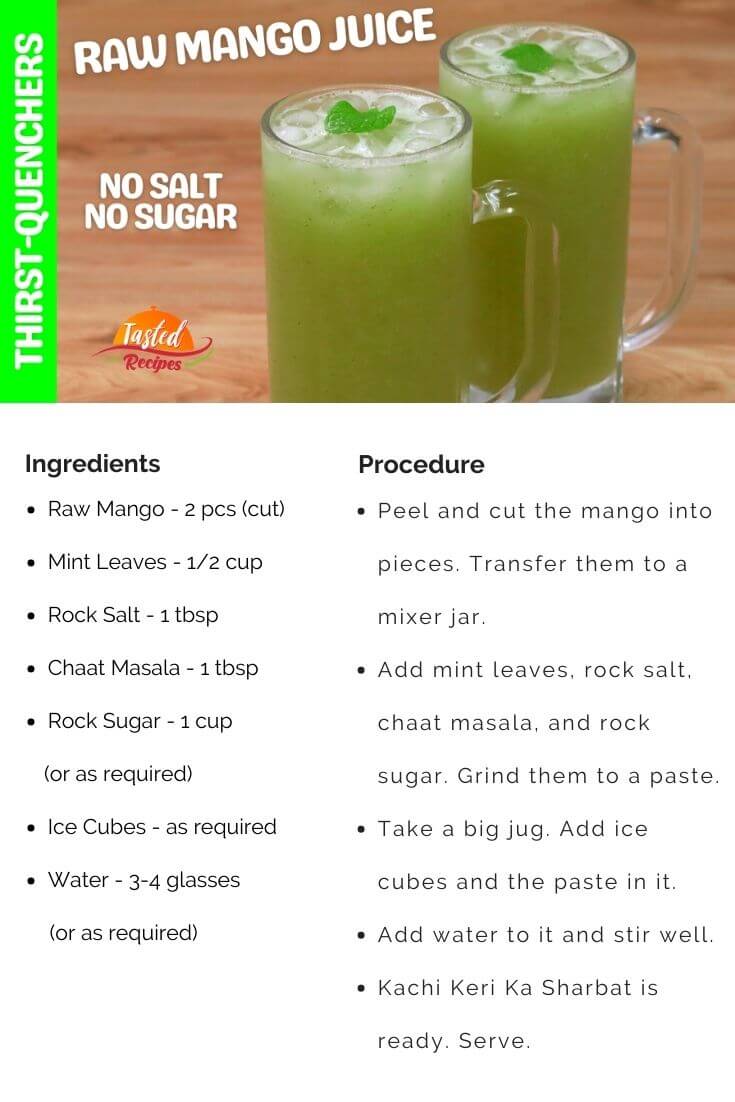 Kachi Keri Ka Sharbat Recipe Card