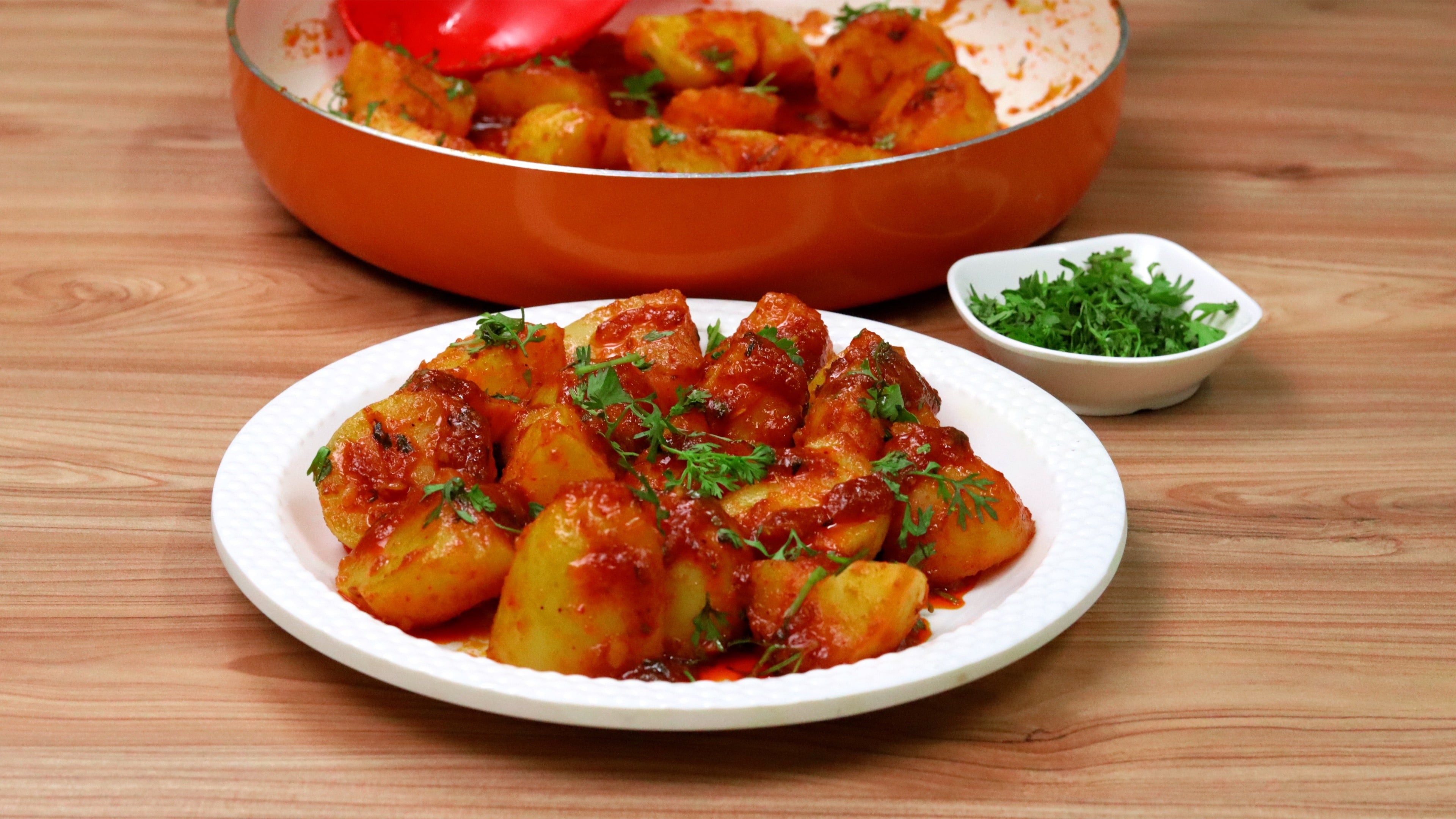 Khatte Meethe Memoni Aloo - Tasted Recipes