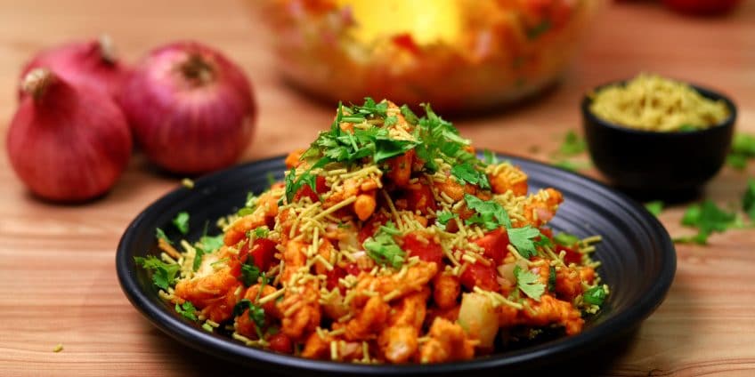 Kurkure Bhel or Chaat