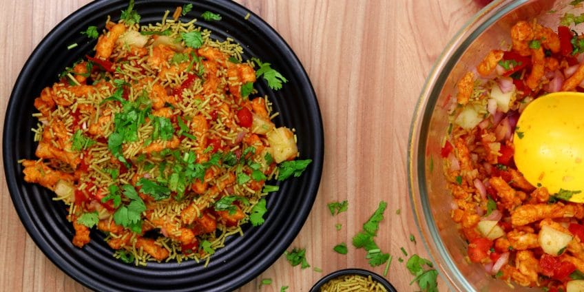Kurkure Bhel or Chaat