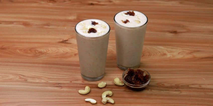 Kaju Gulkand Lassi